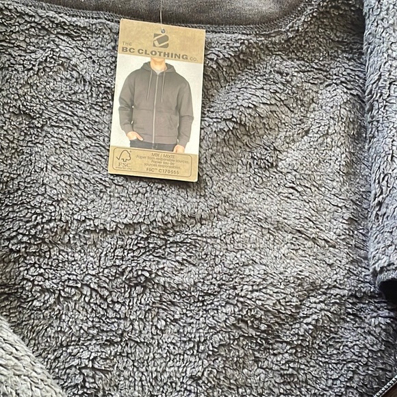 The BC Clothing - Plush Lined Zip Up Hoodie - Picture 3 of 4